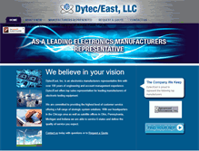 Tablet Screenshot of dyteceast.com